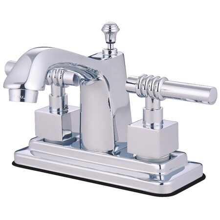 Kingston Brass KS8641QL 4" Centerset Bathroom Faucet, Polished Chrome KS8641QL